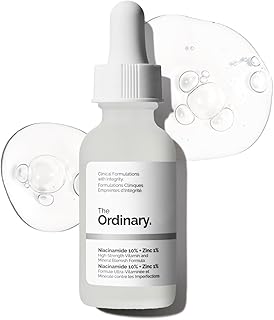 The Ordinary Niacinamide 10% + Zinc 1%, Smoothing Serum for Blemish-Prone Skin, 30 ml 30 ml (Pack of 1)
