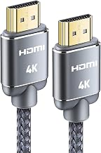 Snowkids HDMI Cable 6.6feet(2meter), 4K@60Hz eARC 3D Short HDMI Lead 2.0