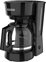 BLACK+DECKER 12-Cup Coffee Maker with Removable Filter Basket Modern