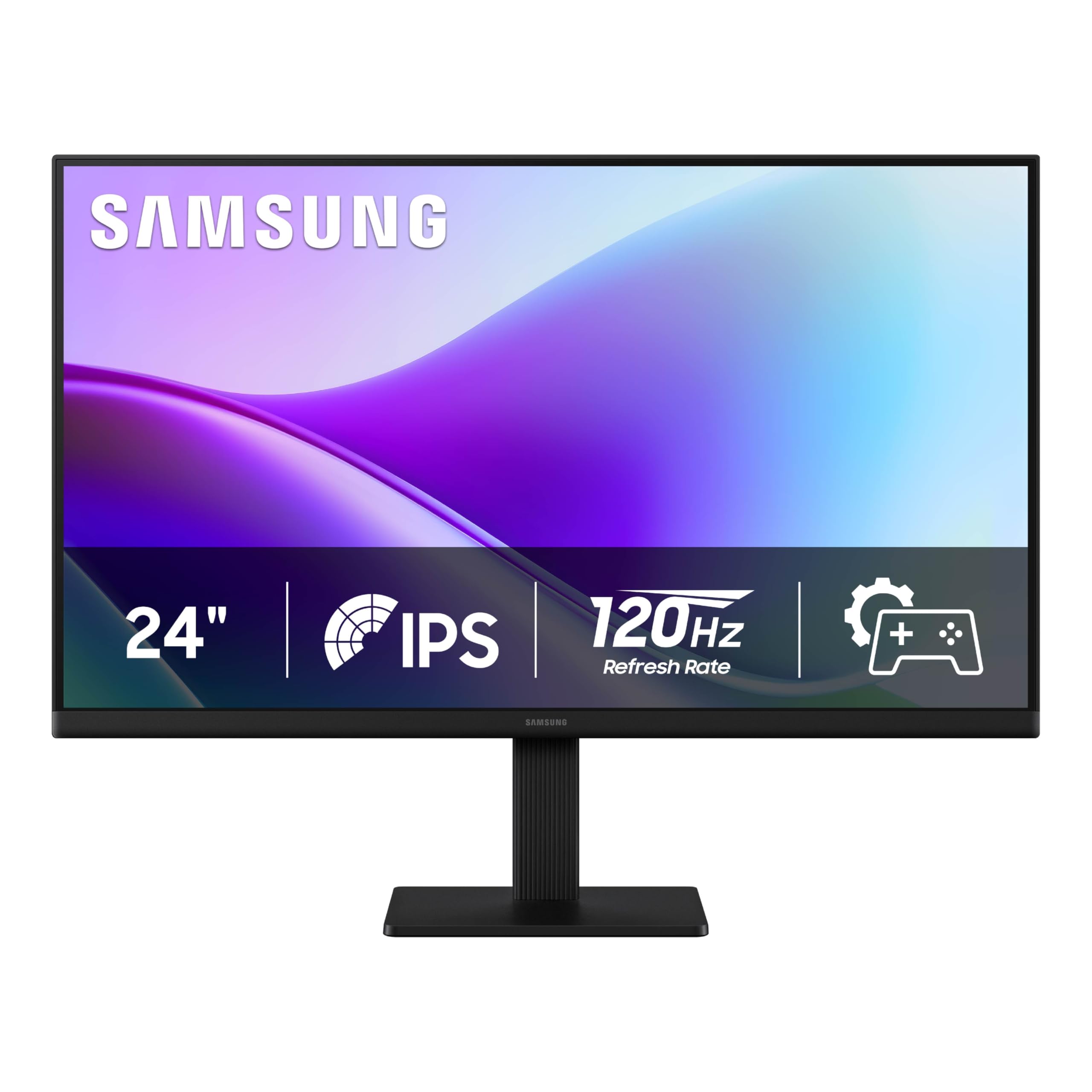 Samsung 24-inch FHD Flat Screen IPS Panel 5ms Monitor with 120 Hz Refresh Rate, Game Picture Mode & Super Slim Design (LS24F320GANXZA) - [Canada Version] 24 inch 120Hz